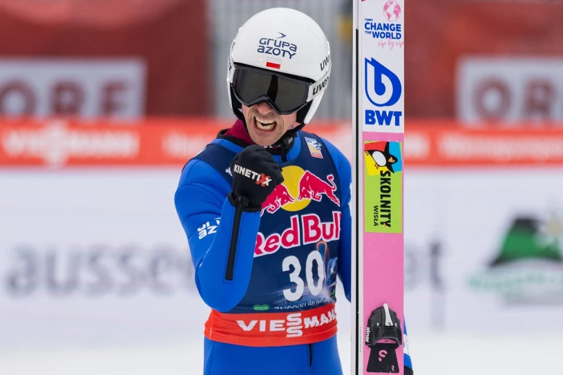 Wielka euforia Piotra Żyły w Wiśle. Najlepszy wynik w okresie na polskiej ziemi