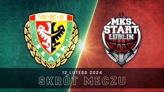 WKS Śląsk Wrocław - Polski Cukier Start Lublin 97:95. Skrót meczu. WIDEO