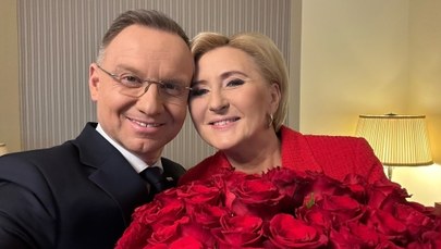 Andrzej Duda w nastroju walentynkowym