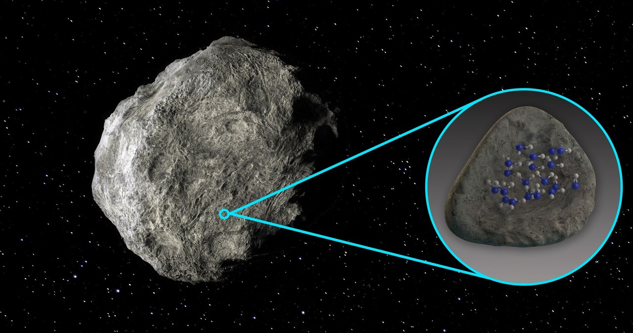 This is the first case of its kind.  Discovery of water on the surface of asteroids