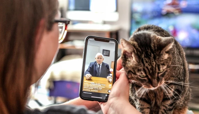 Pokazała słynnego "kota prezesa". Zdjęcie z J. Kaczyńskim hitem sieci