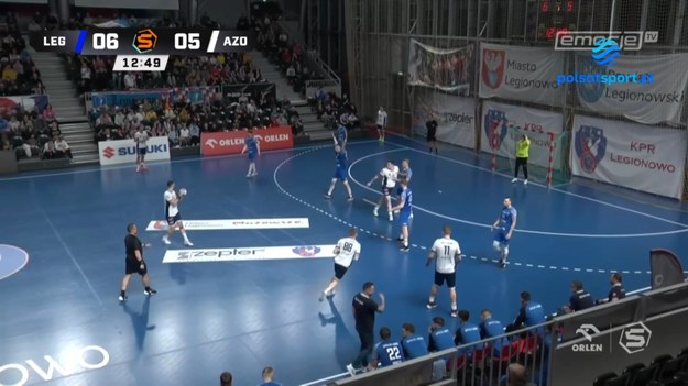 Zepter KPR Legionowo - Azoty Pulawy 41:39. Skrót meczu.