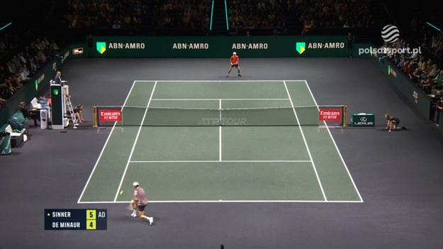 Jannik Sinner - Alex de Minaur 2:0. Skrót finału ATP w Rotterdamie.