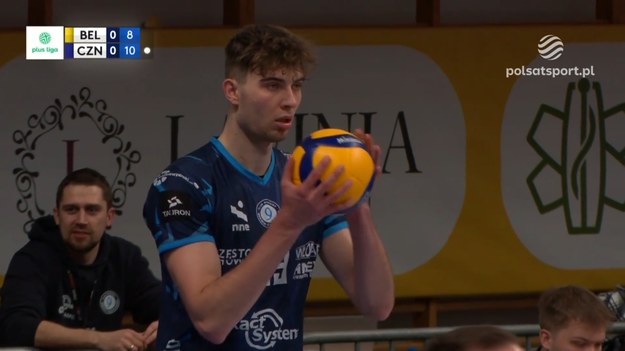 Fragmenty meczu PGE GiEK Skra Bełchatów – Exact Systems Hemarpol Częstochowa 3:0 (25:22, 25:23, 25:12) - siatkówka, PlusLiga, 22. kolejka.

