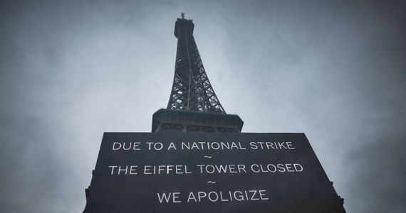 Dziś rozpoczął się strajk pracowników wieży Eiffla. Najsławniejszy paryski zabytek pozostanie zamknięty co najmniej do wieczora. 