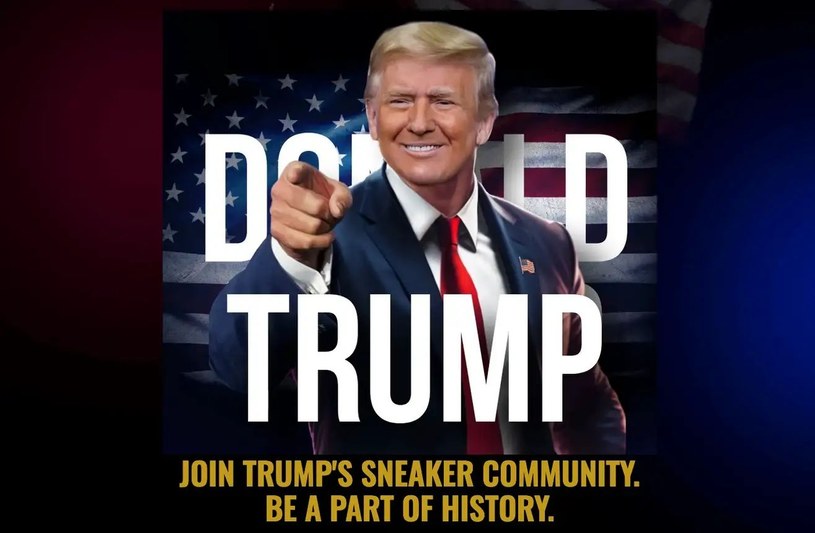 Były prezydent USA pojawił się na Sneaker Con w Filadelfii, aby ogłosić start swojej nowej strony internetowej. Będzie na niej sprzedawał "patriotyczne" buty za jedyne 400 dolarów para. 