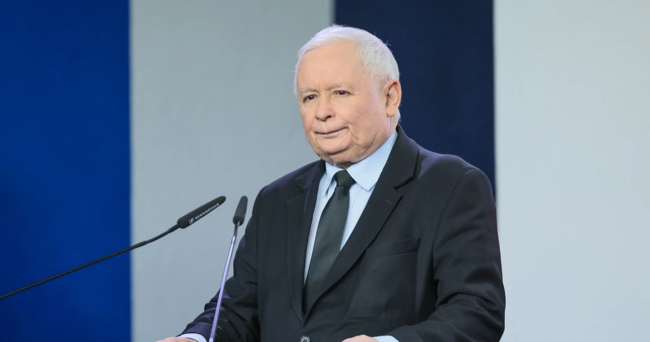 Prezes PiS Jarosław Kaczyński