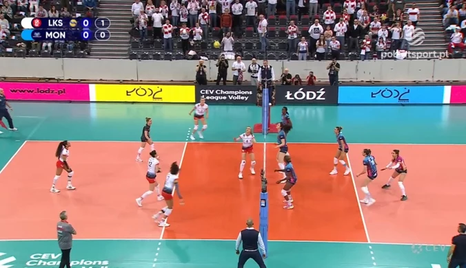 ŁKS Commercecon Łódź - Allianz Vero Volley Milano 1:3. Skrót meczu. WIDEO