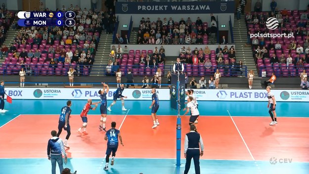 Skrót pierwszego meczu finału Pucharu Challenge Projekt Warszawa – Mint Vero Volley Monza 3:1 (25:18, 21:25, 25:18, 25:19).

