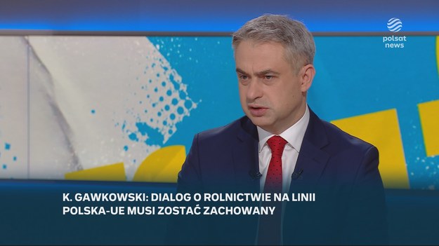 - Chodzi o to, by obie strony się spotkały. Nikt nie będzie zadowolony w tym procesie - państwo musi dołożyć do rozwiązania tego konfliktu, a rolnik musi zrozumieć, że np. nie może protestować broniąc tego, żeby na Ukrainę nie pojechał sprzęt wojskowy. To też jest problem relacji polsko-ukraińskich w kontekście wojny - mówił w programie "Graffiti" Krzysztof Gawkowski, pytany o stanowisko rządu w sprawie protestów rolników. 