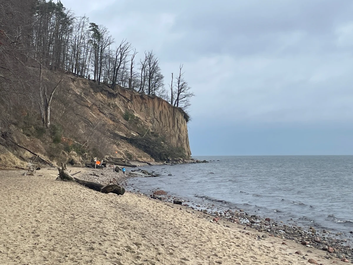 Klif w Orłowie nadal się osuwa. Jest to proces naturalny, ale też niebezpieczny. Poziom wody obniżył się i znów możliwe jest podejście pod klif, przed czym ostrzega prof. Leszek Łęczyński z Katedry Geofizyki Uniwersytetu Gdańskiego.