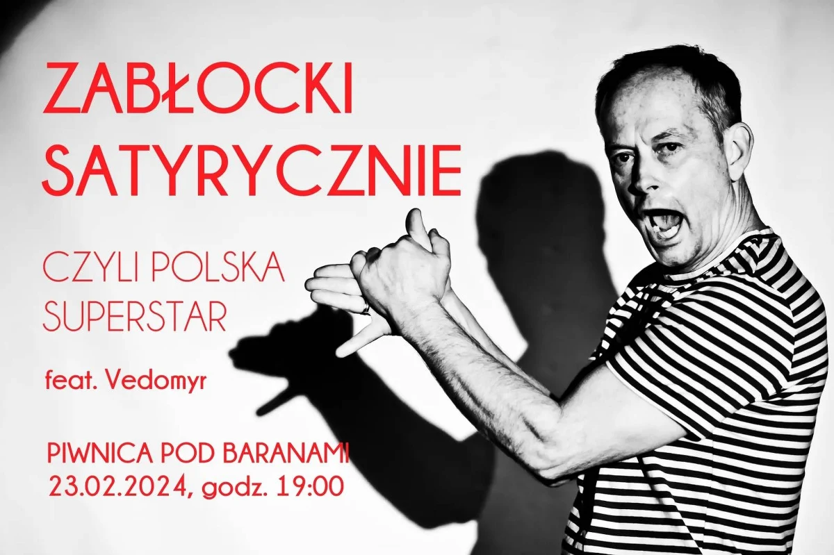Michał Zabłocki na Kopiec Kościuszki przyjechał na rowerze, w stroju sportowym. Sam wysportowany, szczupły, bardzo kulturalny. Poprowadziłem poetę korytarzami do jednego ze studiów RMF FM, podziwiał nowe wnętrza, już po kawie, więc dał się zaprosić na szklankę zimnej wody. Napisałem: poeta? Przecież zacząłem przedstawienie mojego gościa od słowa: multipoeta. Krótka jednowyrazowa wizytówka, która zawiera w sobie wiele tomików tradycyjnych, na papierze, ale także wiersze w sieci i na murach, utwory recytowane i wyśpiewane. Anegdotyczne, liryczne, satyryczne, rodzinne, słowne hołdy sławnym nieżyjącym już rodzicom: legendarnej aktorce Alinie Janowskiej oraz ojcu - Wojciechowi Zabłockiemu, szabliście i architekcie. Szermierkę szablą pan Michał odziedziczył po mieczu, a szermierkę słowną na scenie po kądzieli? Wiem, sztampowe ujęcie, ale autor "Ojcowizny" i "Janowskiej" nie zaprzeczył. I zaprosił.  
