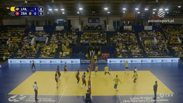 Guaguas Las Palmas – Ziraat Bank Ankara 1:3 (25:17, 23:25, 21:25, 23:25). Skrót meczu - siatkówka, Liga Mistrzów, ćwierćfinał.

