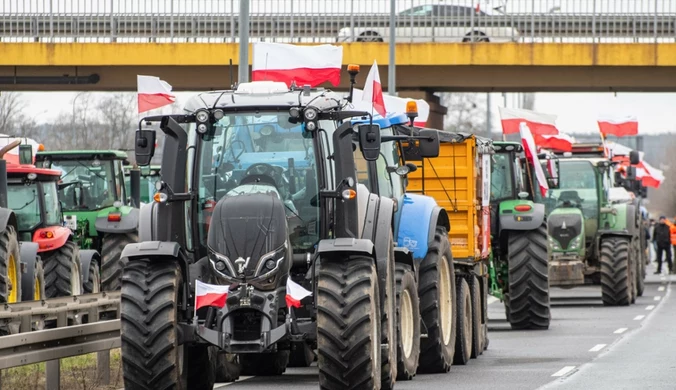 Prorosyjskie hasła na strajku rolników. Mężczyzna usłyszał zarzuty