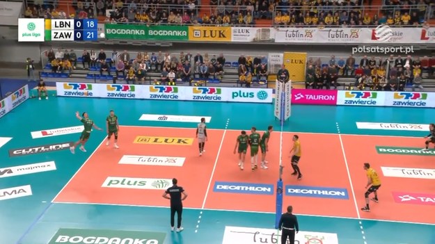 Bogdanka LUK Lublin – Aluron CMC Warta Zawiercie 0:3 (21:25, 19:25, 21:25). Skrót meczu - siatkówka, PlusLiga 2024, 23. kolejka.

