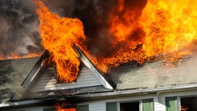 Pożar w okolicach Kielc. Nie żyje 80-latek