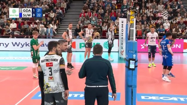 Fragmenty meczu Trefl Gdańsk – MKS Ślepsk Malow Suwałki 3:1 (25:20, 22:25, 25:16, 25:18) - siatkówka, PlusLiga 2024, 23. kolejka.

