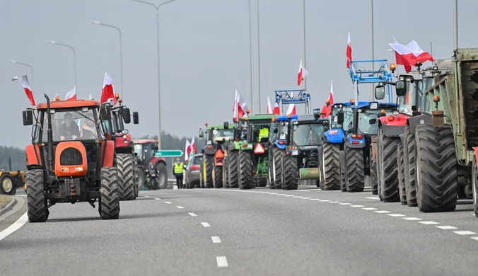 Rolnicze blokady na trasach S3 i S11 będą trwały całą dobę