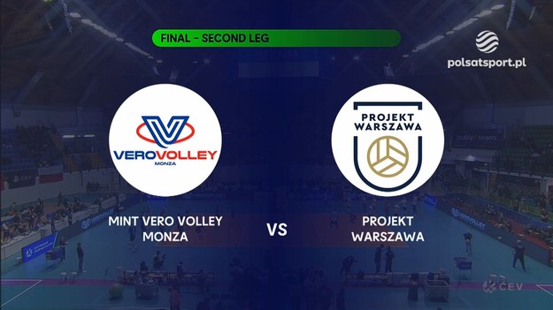 
Skrót rewanżowego meczu finałowego Pucharu Challenge siatkarzy Mint Vero Volley Monza – Projekt Warszawa 1:3 (25:27, 16:25, 25:17, 22:25).