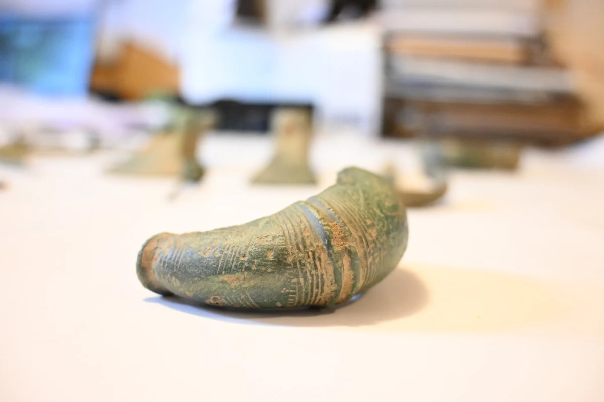 Trzy sierpy, dwie siekierki i cztery bransolety są wśród przedmiotów z epoki brązu, odkrytych w powiecie słubickim (Lubuskie) na tzw. Rysiowym Polu - podał Lubuski Wojewódzki Konserwator Zabytków.