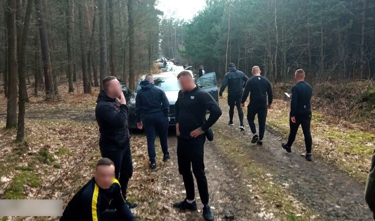 Udaremniona ustawka pseudokibiców w Śląskiem. Mieli w niej brać udział także kibole z Czech.