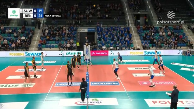 MKS Ślepsk Malow Suwałki - PGE GiEK Skra Bełchatów 3:2. Skrót meczu.
