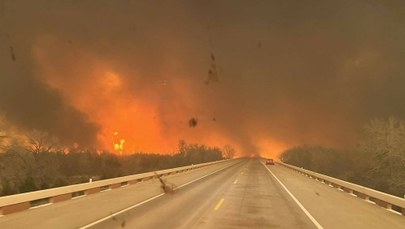 W Teksasie największy w historii stanu pożar. Są ofiary śmiertelne