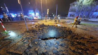 Wybuch gazu w Opolu. Uszkodzona jezdnia i chodnik