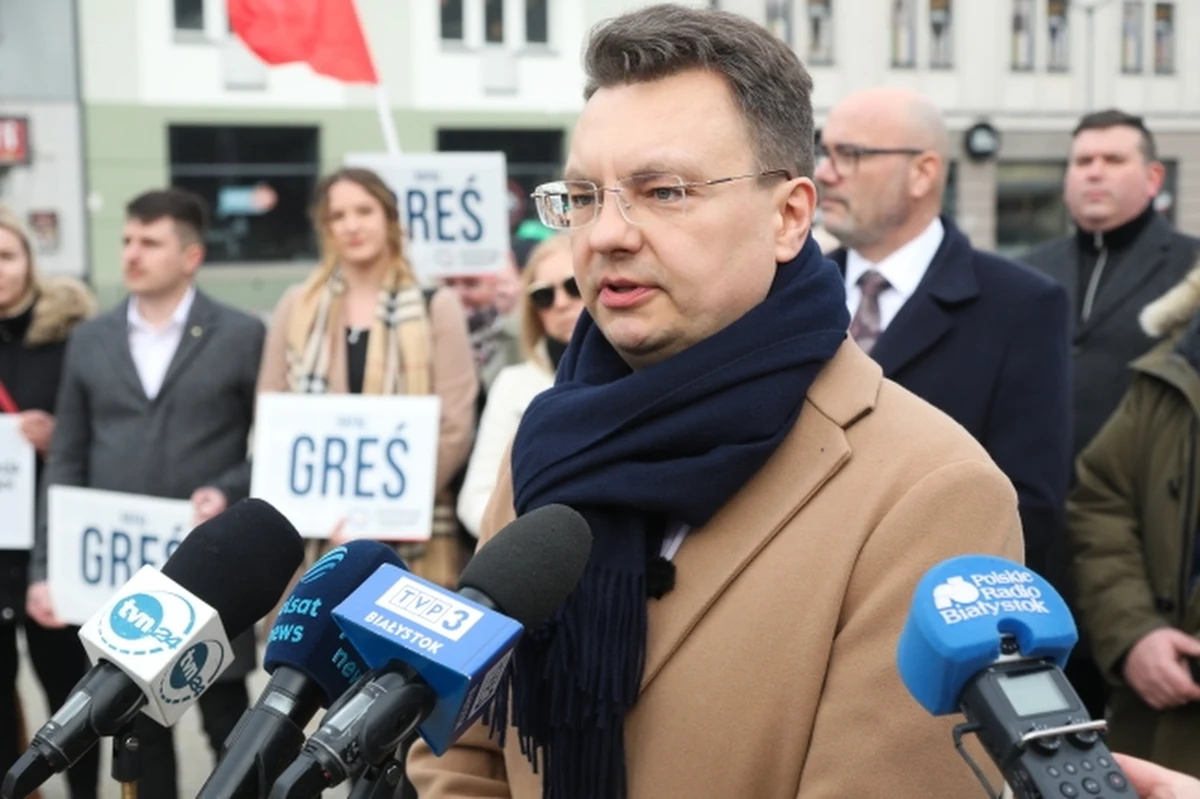 Przedsiębiorca, nauczyciel gry w szachy i organizatorów turniejów, a także inicjator protestów przeciwko lockdownowi w pandemii Covid-19 - tak o sobie pisze w mediach społecznościowych Rafał Greś kandydat komitetu Konfederacji i Bezpartyjnych Samorządowców na prezydenta Białegostoku. Decyzję o starcie Gresia ogłosił w sobotę w Białymstoku jeden z liderów Konfederacji, wicemarszałek Sejmu Krzysztof Bosak.