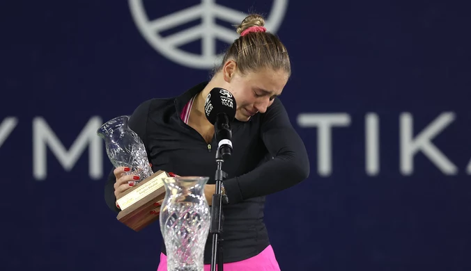 Łzy na korcie, finalistka turnieju WTA nie wytrzymała. Padły słowa o Ukrainie
