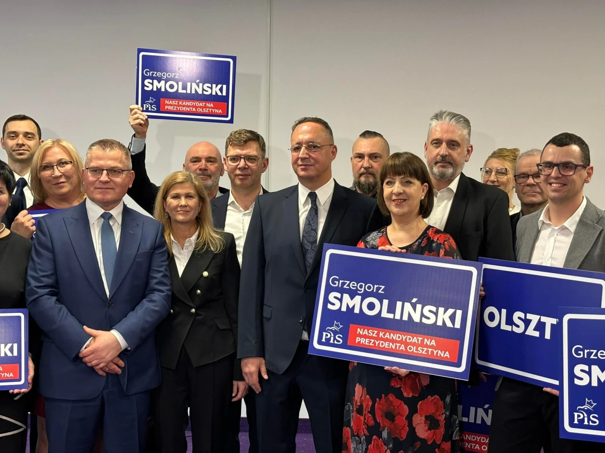 Grzegorz Smoliński został kandydatem Prawa i Sprawiedliwości na prezydenta Olsztyna. To były wiceprzewodniczący olsztyńskiej rady miasta i były prezes Warmińsko-Mazurskiej Specjalnej Strefy Ekonomicznej. 
