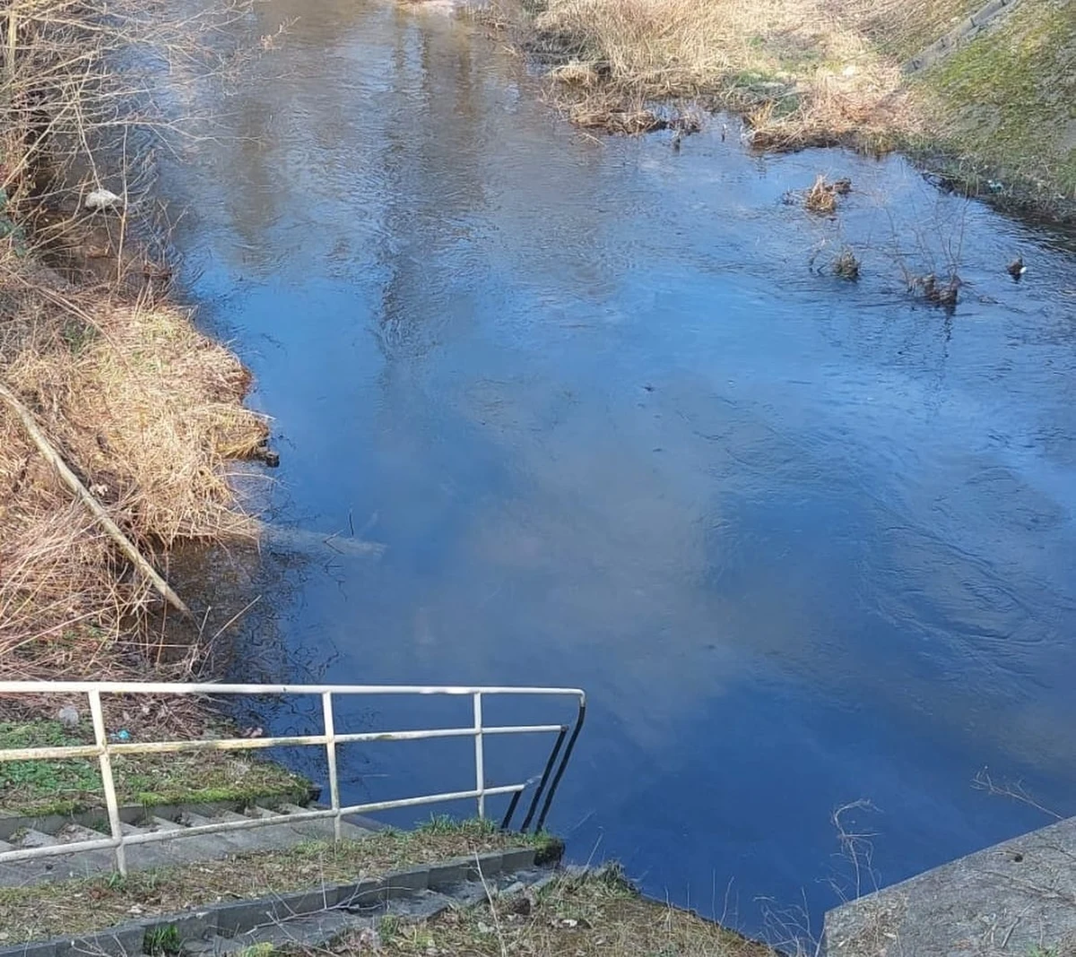 Skażona rzeka w podpoznańskich Czapurach. Na Głuszynce jeden z mieszkańców zauważył plamę substancji ropopochodnej. Interweniowali tam inspektorzy ochrony środowiska oraz strażacy z grupy chemicznej.