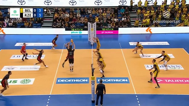 PGE GiEK Skra Bełchatów - Asseco Resovia Rzeszów 0:3. Skrót meczu.
