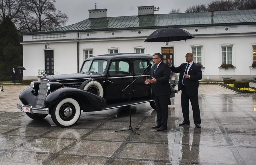 Odrestaurowany cadillac marszałka Piłsudskiego