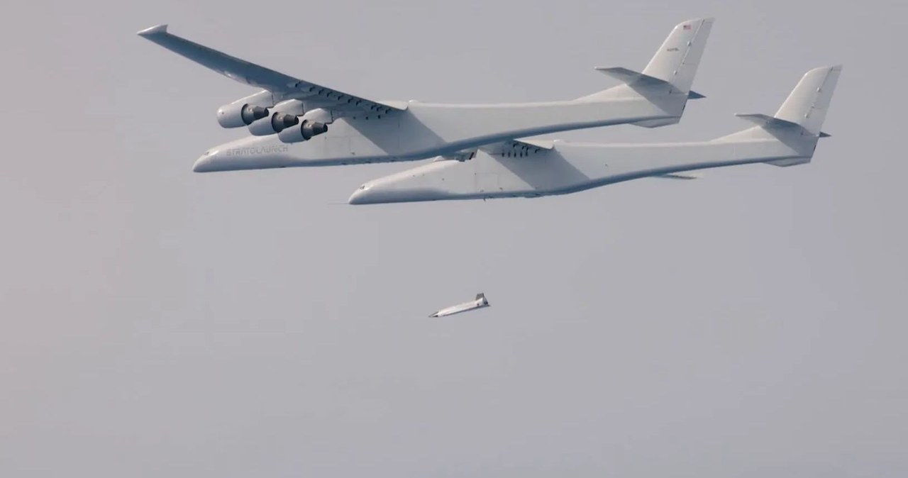 Stratolaunch ma na koncie pierwszy udany lot z napędem pojazdu TA-1, podczas którego jednostka osiągnęła prędkość Mach 5. USA będą wykorzystywać go do superszybkiego transportu po świecie broni jądrowej i neutralizowania pocisków hipersonicznych.