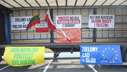 Rolnicy mogą na miesiąc zablokować granicę z Litwą