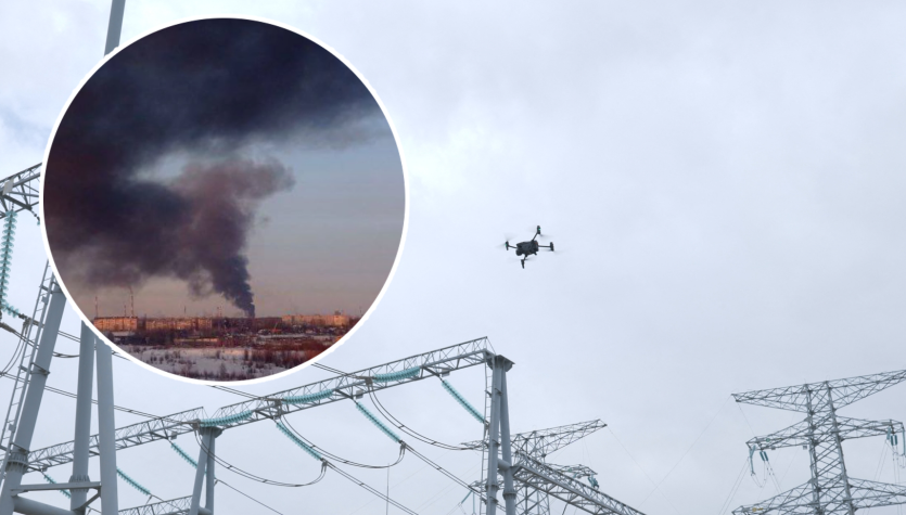 Dziesiątki dronów nad Rosją. Potężny pożar rafinerii