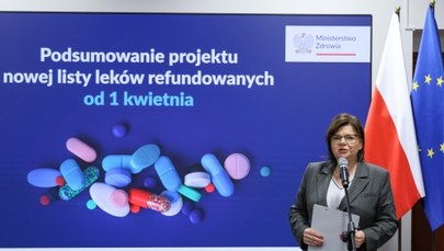 Nowa lista leków refundowanych. Na niej 33 nowe terapie