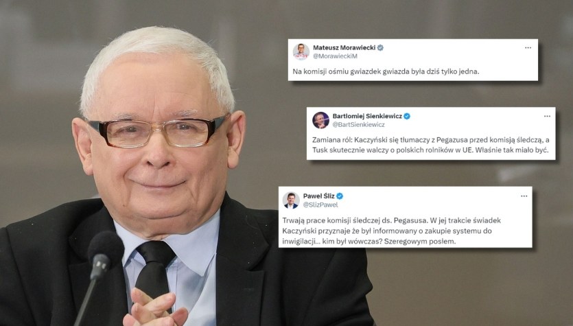 Burza w sieci wokół zeznań Jarosława Kaczyńskiego. „Gwiazda była jedna”
