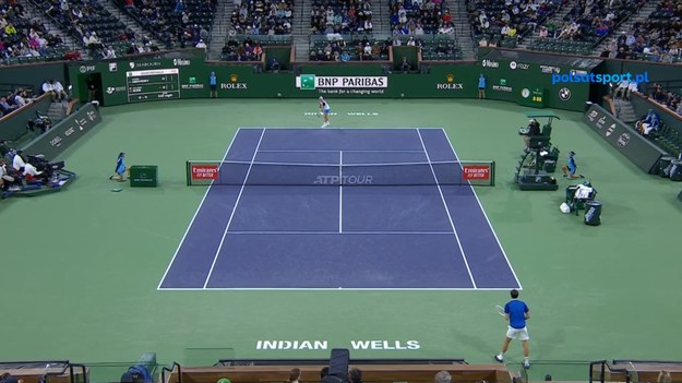 Skrót meczu ATP w Indian Wells. 

