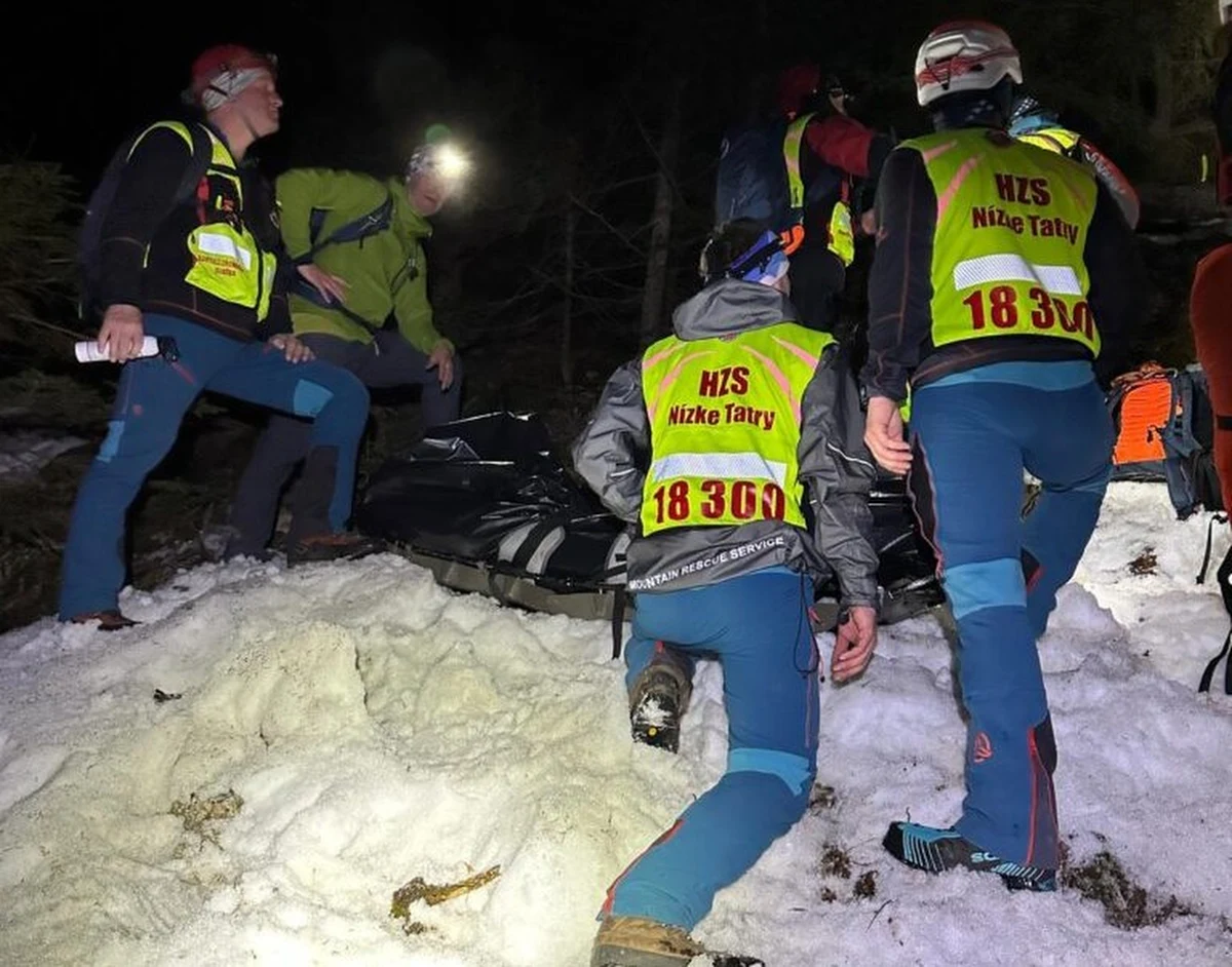 Tragedia w Niżnych Tatrach na Słowacji. Zginęła tam 31-letnia turystka, którą gonił niedźwiedź. Kobieta prawdopodobnie spadła z wysokości około 150 metrów.