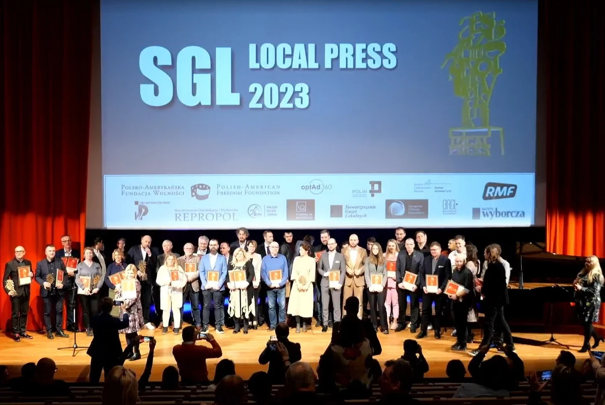 Znamy laureatów konkursu dziennikarskiego dla mediów lokalnych SGL Local Press 2023. Gazetą Roku została "O!Polska". Uroczysta gala odbyła się w Muzeum POLIN w Warszawie. RMF FM jest patronem medialnym konkursu.