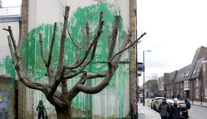 Nowe dzieło na ulicach Londynu. Banksy wstawił zdjęcie 