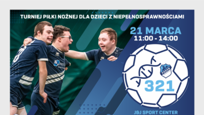 Piłkarski turniej dla dzieci z niepełnosprawnościami w Krakowie