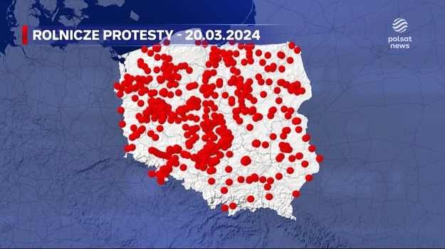 Mapa Polski pełna miejsc w których rolnicy ustawili drogowe blokady. Ogólnopolski strajk to - jak mówią protestujący - wołanie o pomoc. Postulaty są niezmienne, bo ich zdaniem, nic się nie zmieniło, choć po kolejnej turze rozmów z rządem - pojawiła się iskierka nadziei.Materiał dla "Wydarzeń" przygotowała Katarzyna Kajdasz.