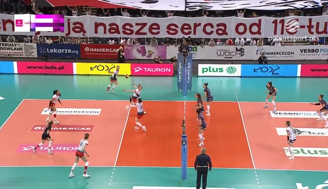 Pierwsza akcja play-off Tauron Ligi 2024. WIDEO