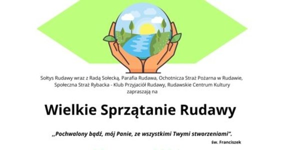 Już po raz ósmy odbędzie się wielkie sprzątanie Rudawy. Wezmą w niej udział mieszkańcy miejscowości. Oprócz zbierania odpadów, zaplanowano także zarybianie rzek młodymi osobnikami pstrąga potokowego i lipienia.