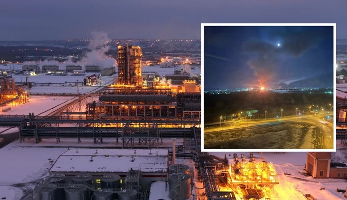Eksplozja w Rosji. Płonie kolejna rafineria