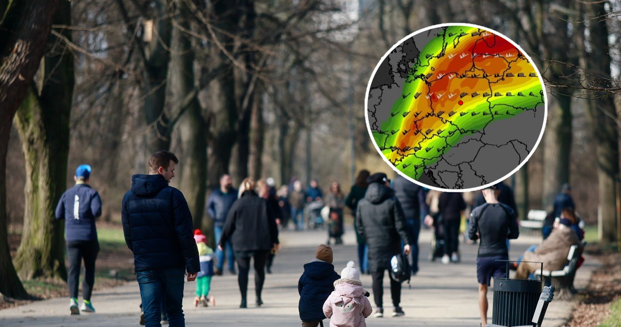 Cyklon Kilia szaleje nad Polską. Skoki temperatur, opady i wichury