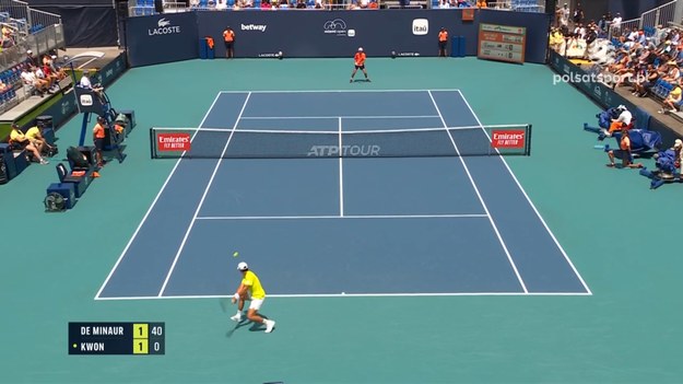 Skrót meczu Alex de Minaur - Soonwoo Kwon.

